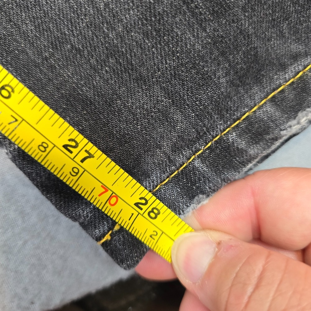 G-Star Raw Core Regular Men's Black Gray Distressed Jeans Button Fly Size 30 - Picture 6 of 12